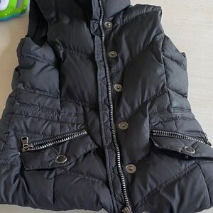 Esprit Black Puffer Varsity Jacket